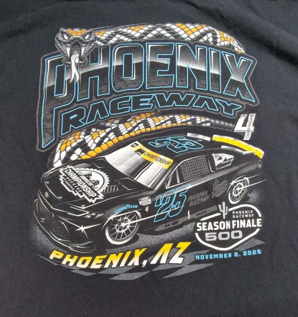 NASCAR Phoenix Raceway Season Finale 500 November 2, 2025 Graphic T-Shirt